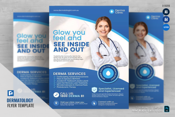 Download Dermatology Clinic Promotional Flyer - Flyer Collection