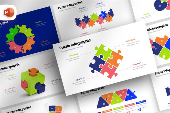 Download Creative Puzzle Infographic PowerPoint - Creative Collection
