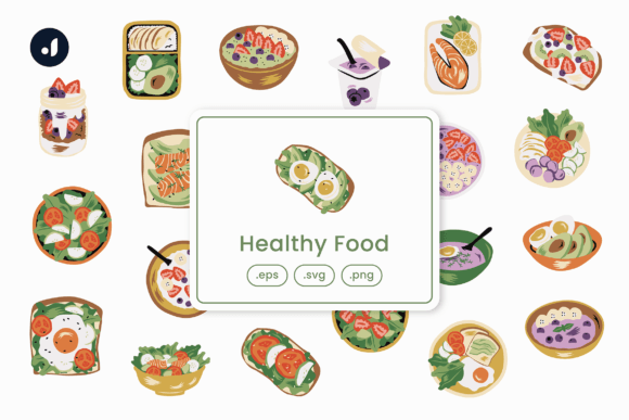 Download Healthy Food Illustration - Healthy food Collection