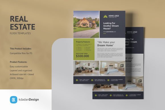 Download Real Estate Flyer PSD Templates Vol 073 - Flyer Collection