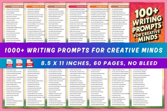 Download 1000+ Writing Prompts for Creative Minds - Creative Collection