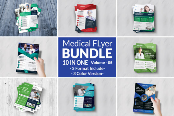 Download Healthcare Flyer Bundle Templates - Flyer Collection