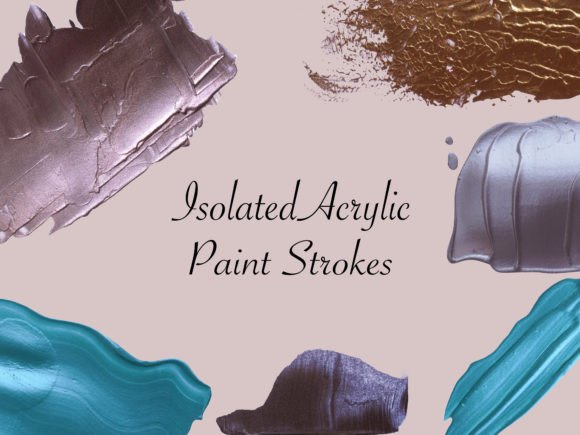 Download 100 Acrylic Brush Strokes for Creatives - Creative Collection