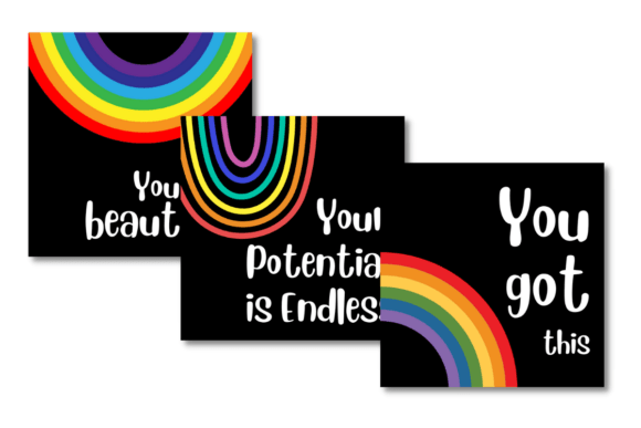 Download Rainbow Instagram Post Template Canva - Rainbow instagram Collection